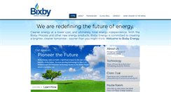 Desktop Screenshot of bixbyenergy.com