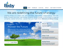 Tablet Screenshot of bixbyenergy.com